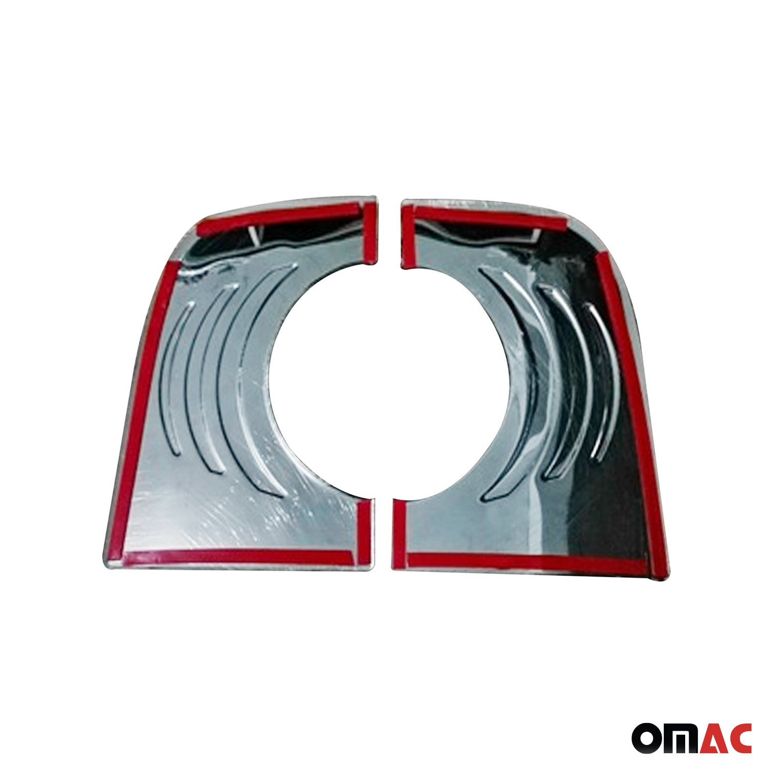 2006-2013 Mercedes Sprinter W906 Chrome SET Door Handle Cover 4 Door H2 & Reflector Frame & Logo & Front Grill & Fuel Caps Cover & Window Quarter Trim S.Steel Set Gloss Silver 20 pcs