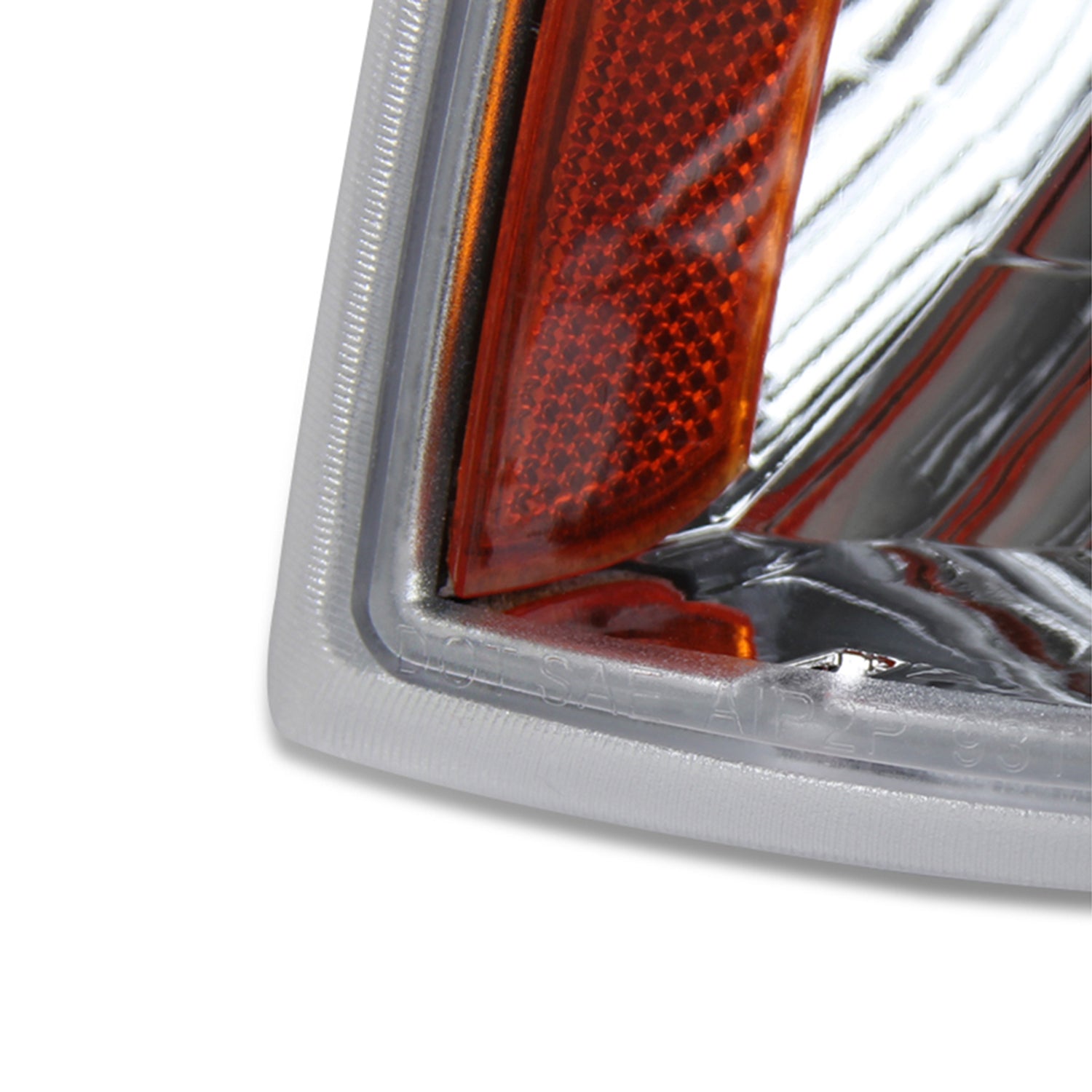 1993-1997 Ford Ranger Factory Corner Parking Turn Signal Lights Chrome/Clear