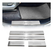 2013-2017 Land Rover Range Rover Door Sill Scuff Plate Scratch Stainless Steel 4x