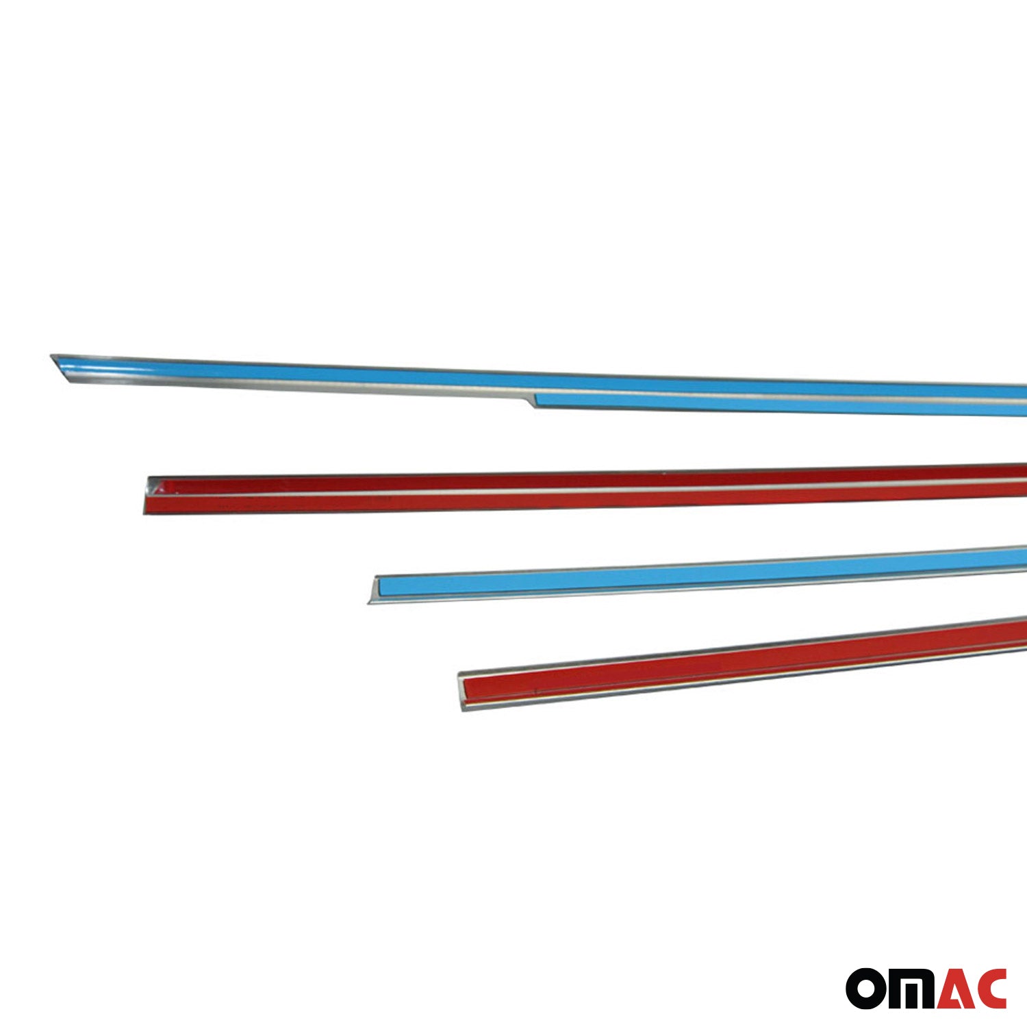 2001-2005 Honda Civic Sedan Window Molding Trim Streamer Stainless Steel