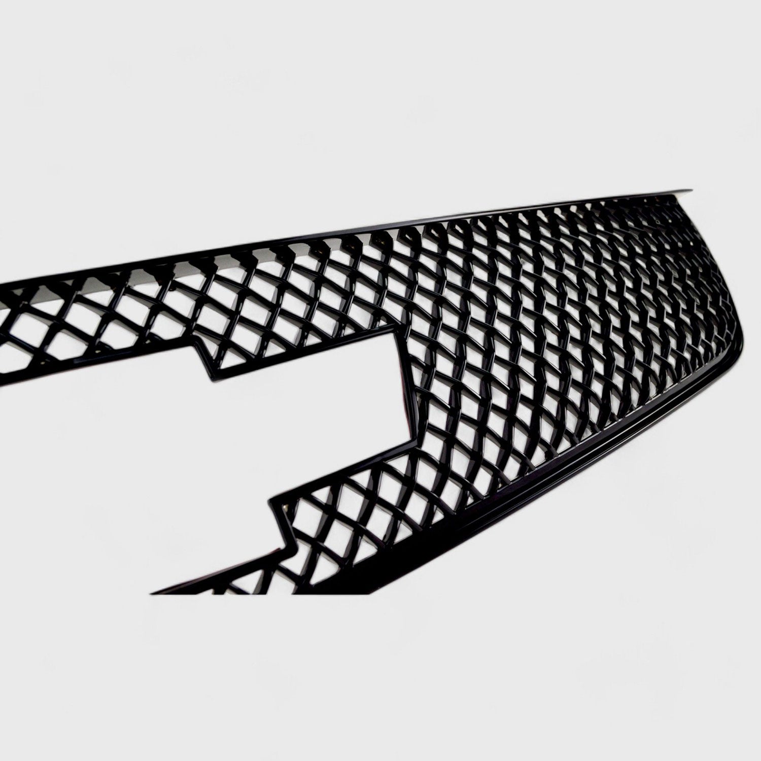 2013-2020 Chevrolet Impala Grille Overlay Gloss Black 1Pcs ABS Plastic