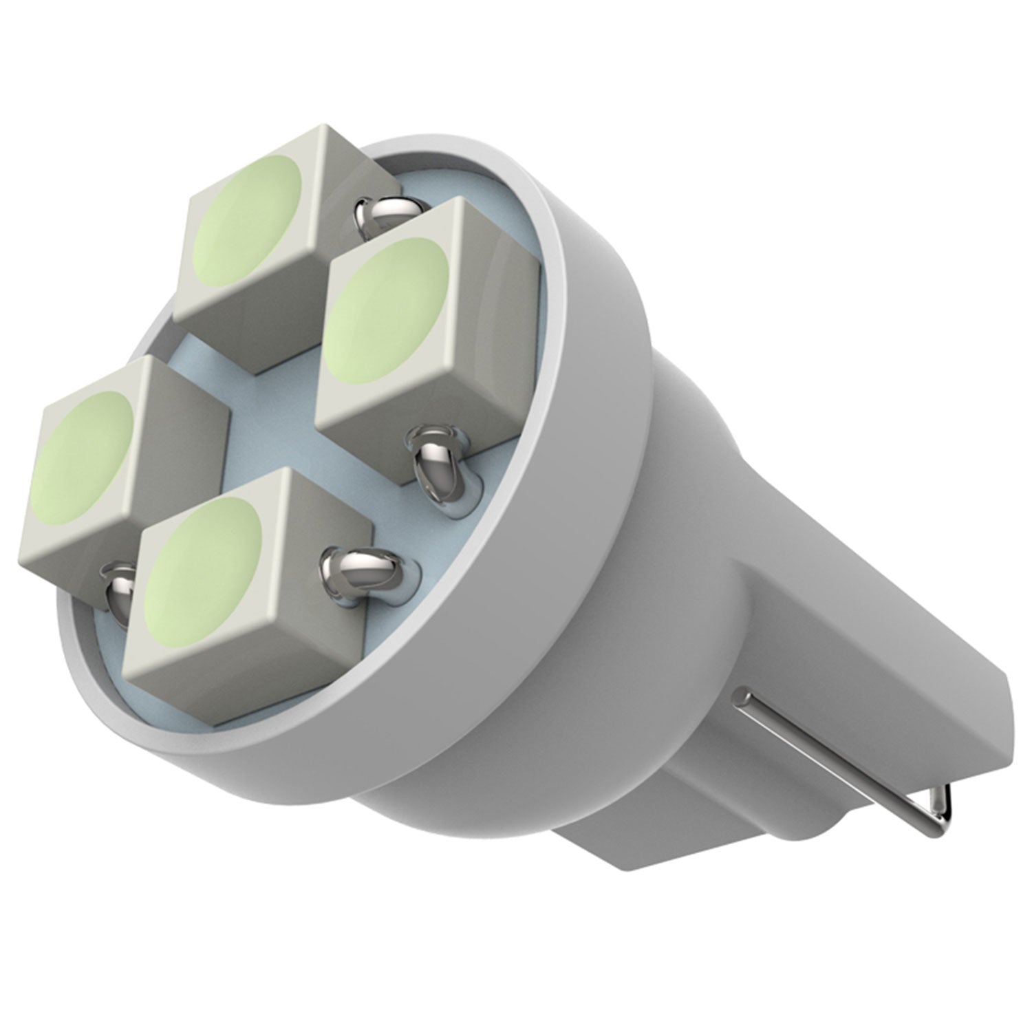 T10 4 SMD Wedge LED Bulb - 2PC White