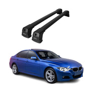 2012-2019 BMW 3 Series F30 Sedan Roof Rack Cross Bars Black