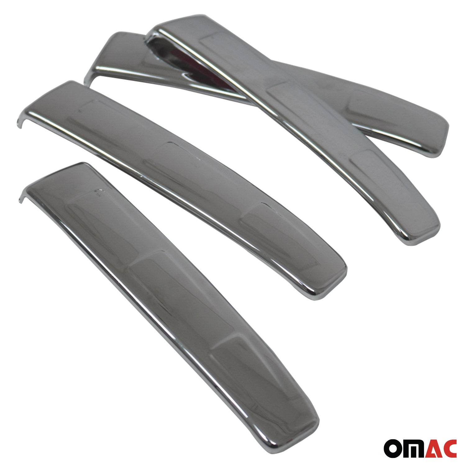 2014-2025 RAM ProMaster Car Door Handle Cover Protector Silver Chrome 8 Pcs
