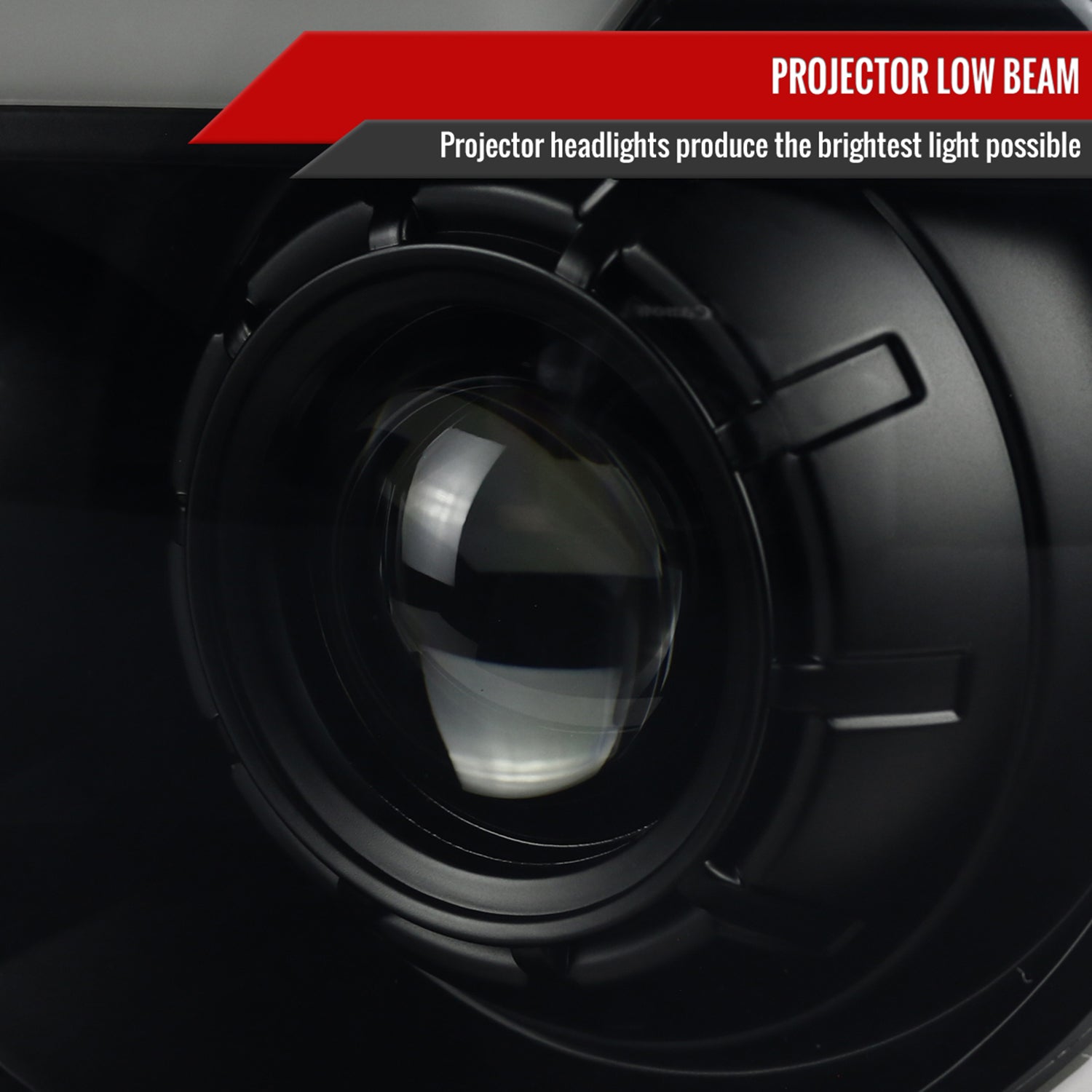 2007-2013 Toyota Tundra/ 08-2017 Sequoia LED CBar Projector Headlights Black