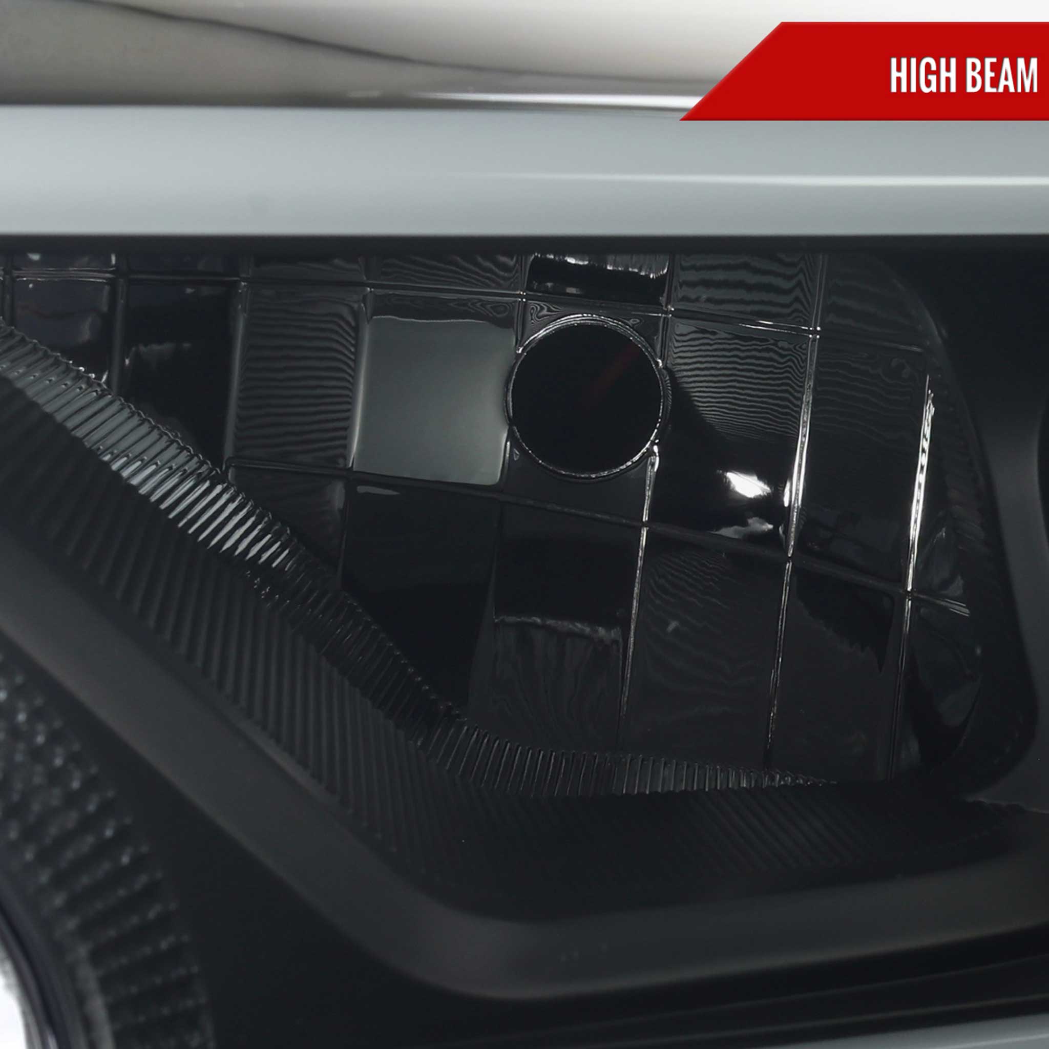 For Ford Ranger XL XLT 2019-2023 Factory Style Headlights LED Bar Turn Signal Glossy Black Housing Smoked Lens