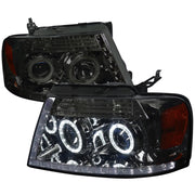 2004-2008 Ford F-150/ 06-2008 Lincoln Mark LT Dual Halo Headlights LED Light