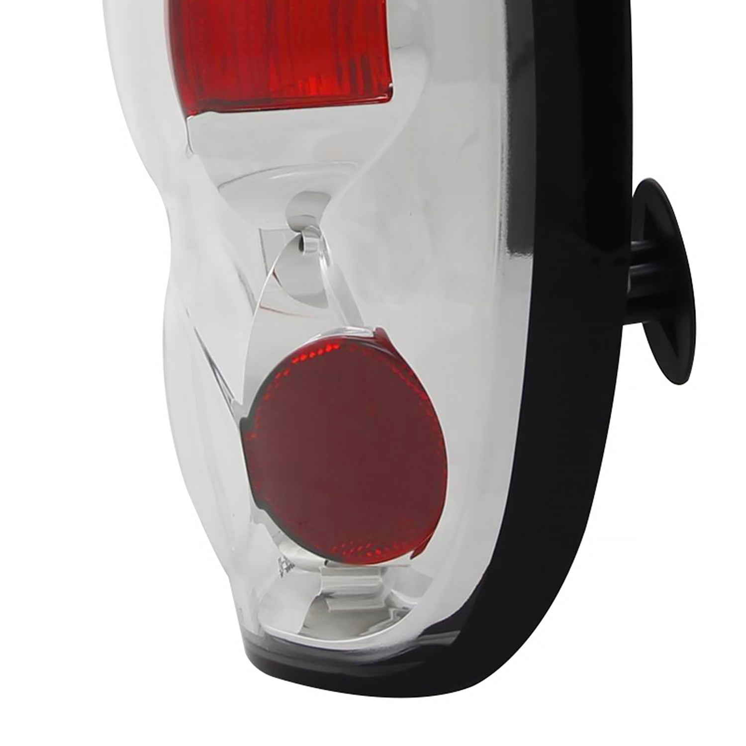 1998-2001 Ford Explorer Mercury Mountaineer Tail Lights Chrome/Clear Lens