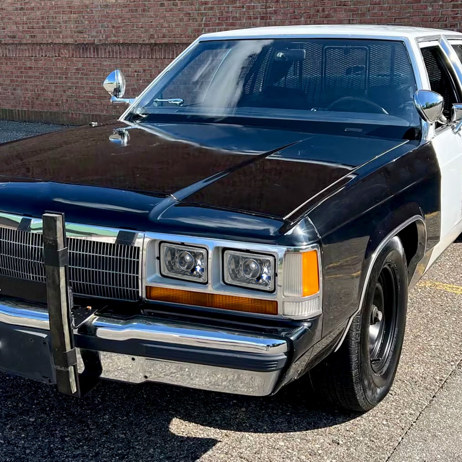 Universal 4"x6" H4 Projector Headlights Chrome Housing/Glass Lens