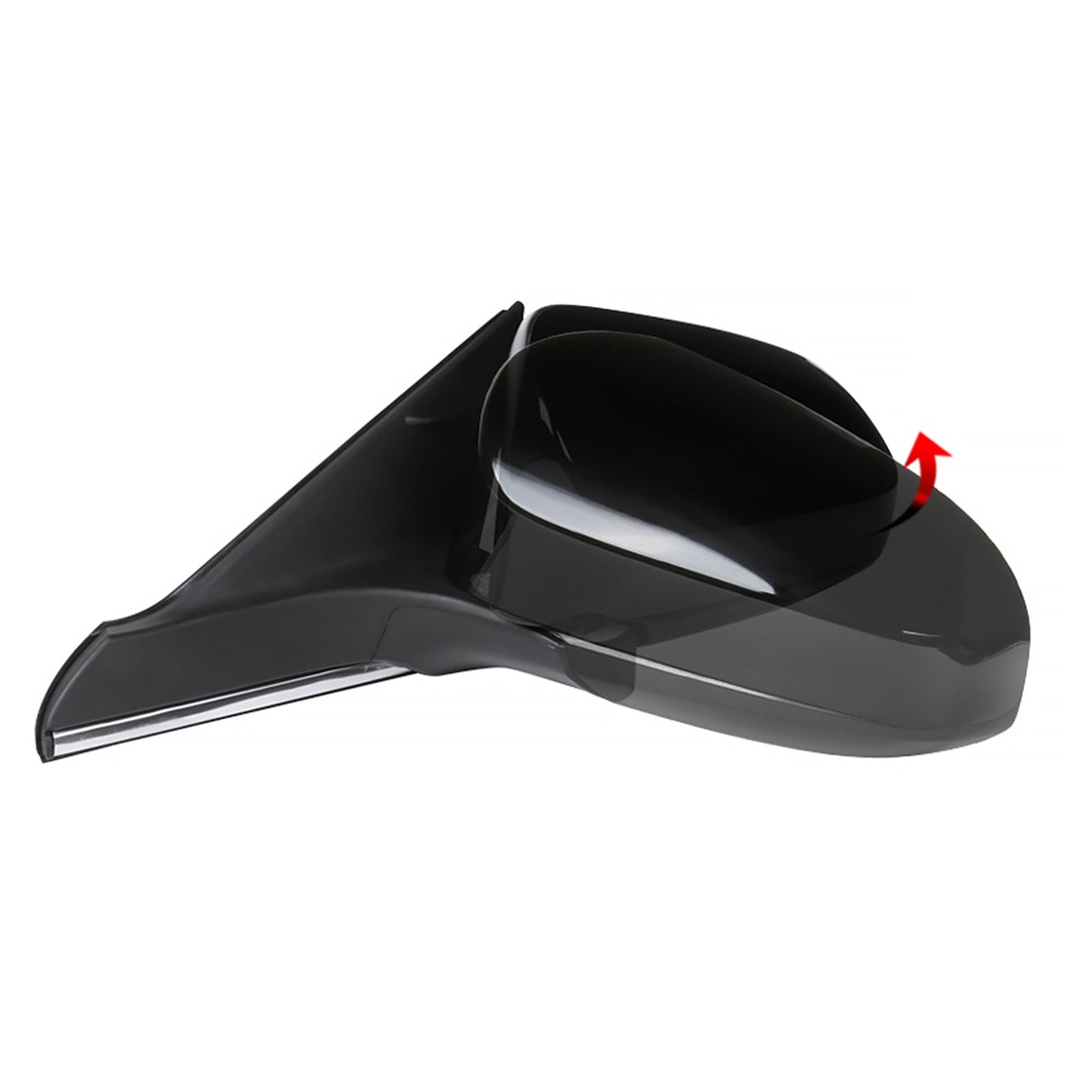 2015-2018 Toyota Camry Glossy Black 5Pin Heated &Adjustable Side Mirror Driver