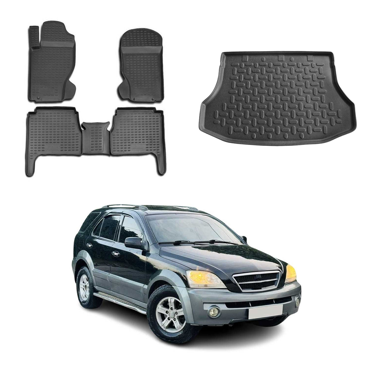 OMAC Floor Mats & Cargo Liners for Kia Sorento 2003-2009
