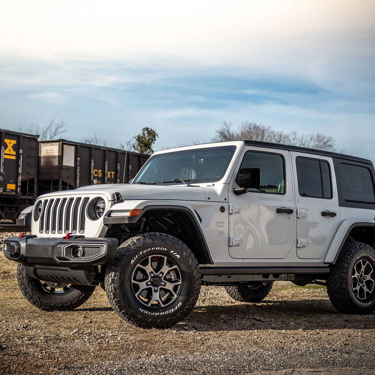 2020-2025 Jeep Gladiator Mirror Cover Caps Gloss Black 2Pcs ABS Plastic