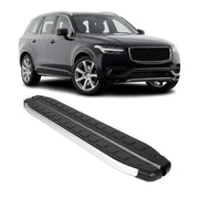 2016-2026 Volvo XC90 Running Boards Side Steps Silver & Black