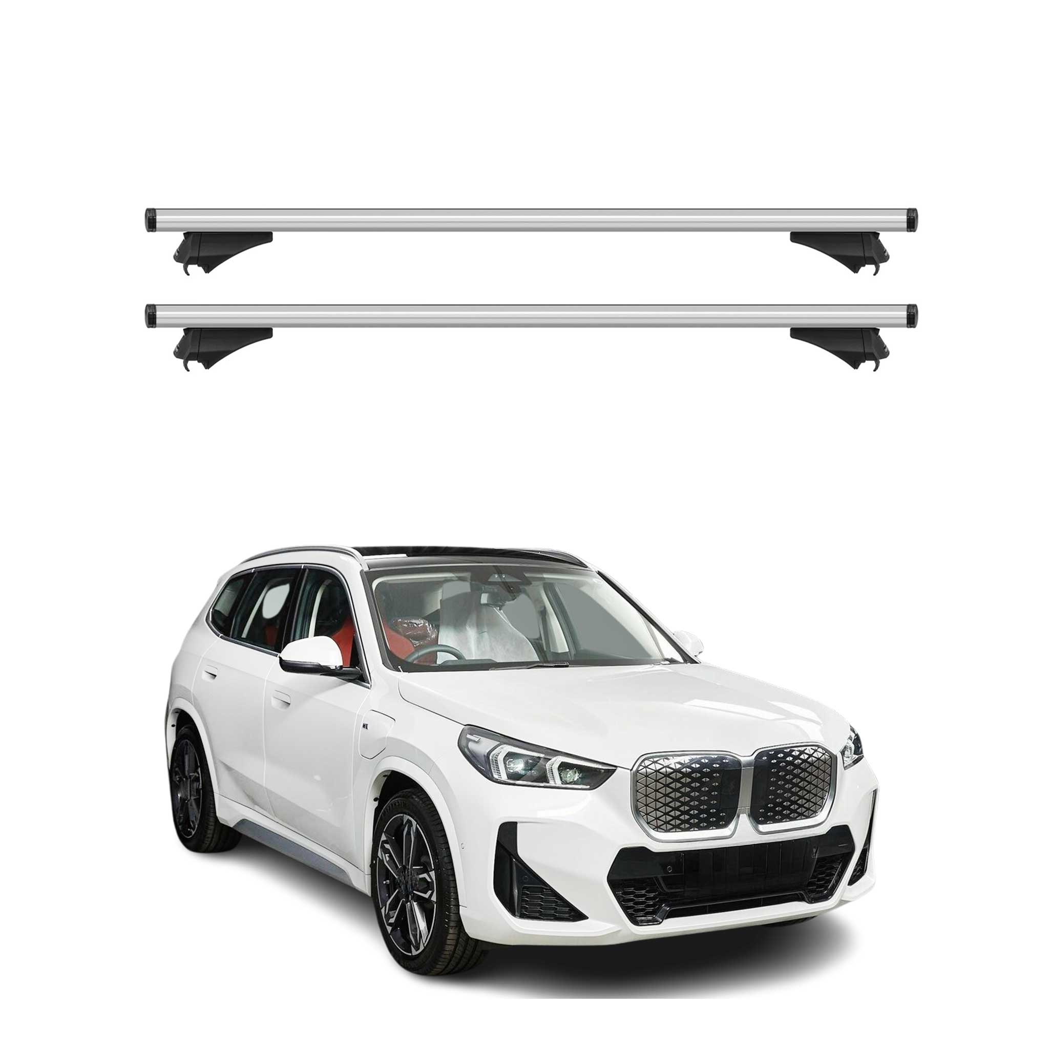 2022-2025 BMW IX1 U11 Roof Rack Cross Bars Silver