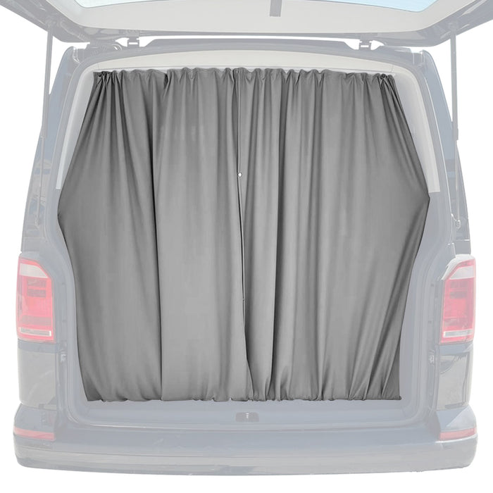 Trunk Tailgate Curtains for Mercedes Metris 2016-2024 Gray 2 Privacy Curtains