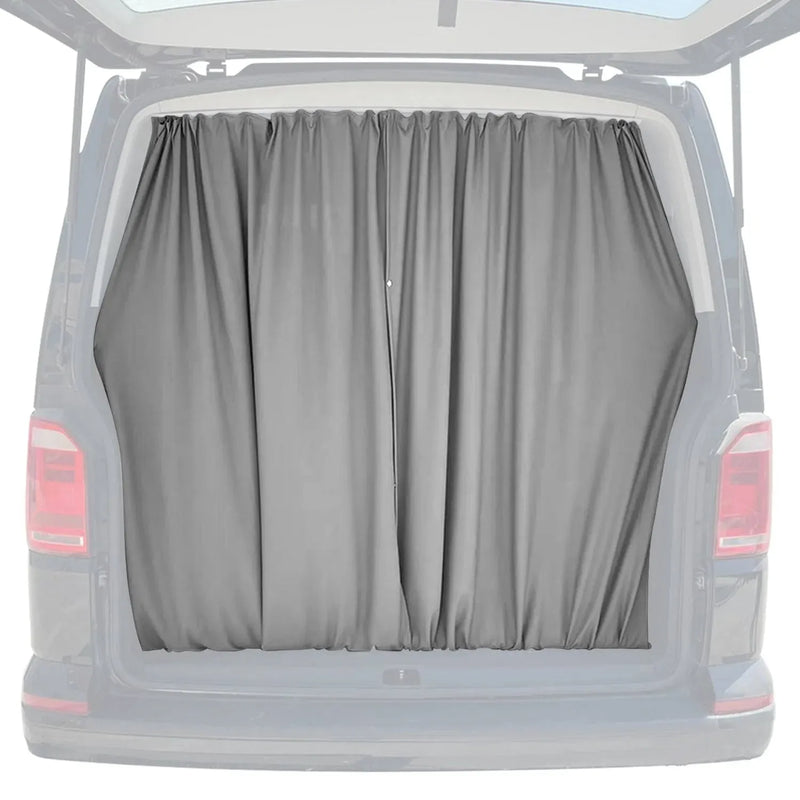 2016-2024 Mercedes Metris Trunk Tailgate Curtains Gray 2 Privacy Curtains