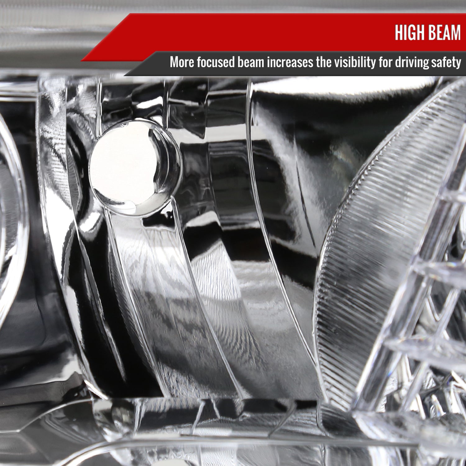 2016-2023 Toyota Tacoma Chrome Clear Projector Headlight Passenger Side Only