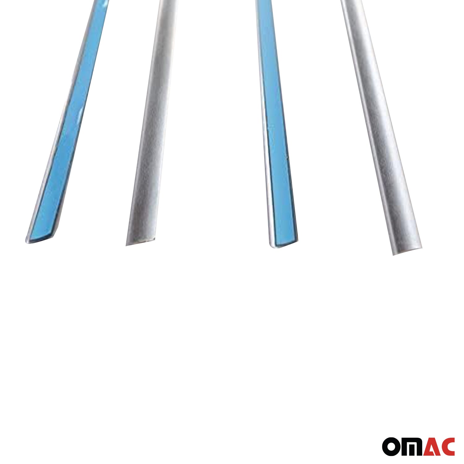 2015-2021 VW Golf Mk7 Window Molding Trim Streamer Stainless Steel Silver 4 Pcs