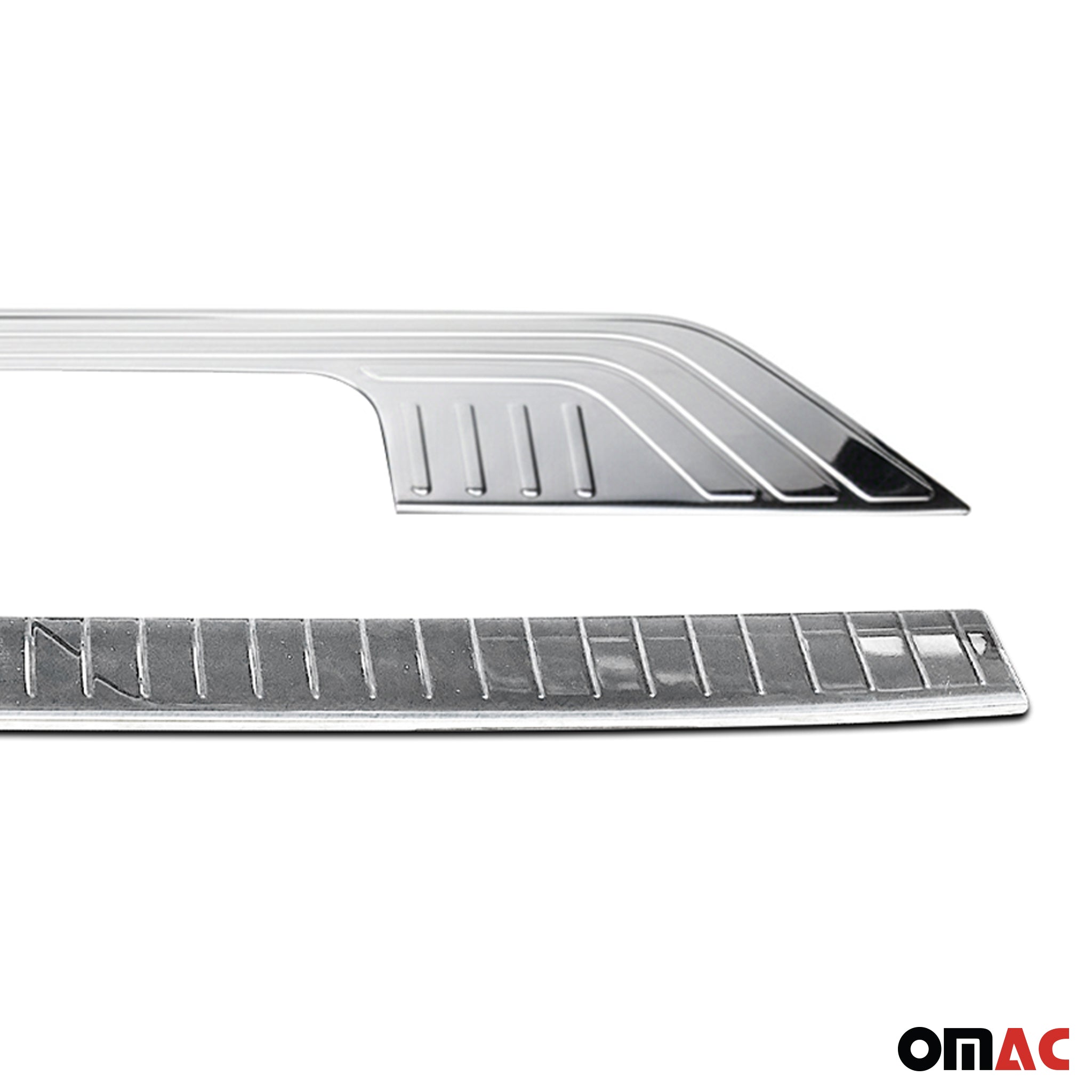 Rear Bumper Guard & Trunk Sill Cover Set for Mercedes Metris 2016-2024 Gloss