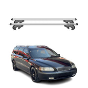 2001-2007 Volvo V70 Roof Rack Cross Bars Silver