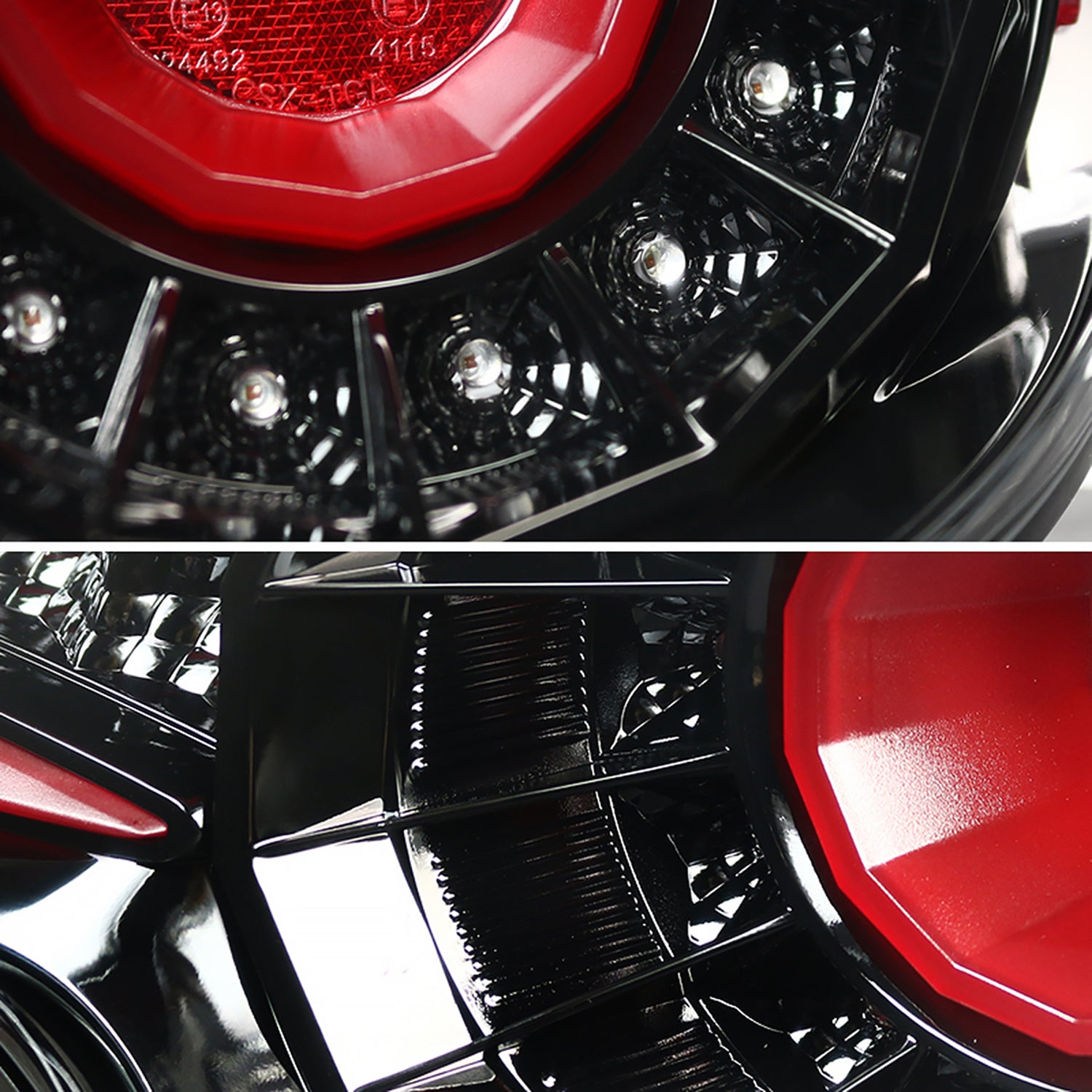 2012-2016 Scion FRS/ Subaru BRZ/ Toyota 86 LED Tail Lights Jet Black/Clear