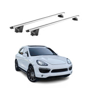 2015-2026 Porsche Macan 1.gen Roof Rack Cross Bars Silver