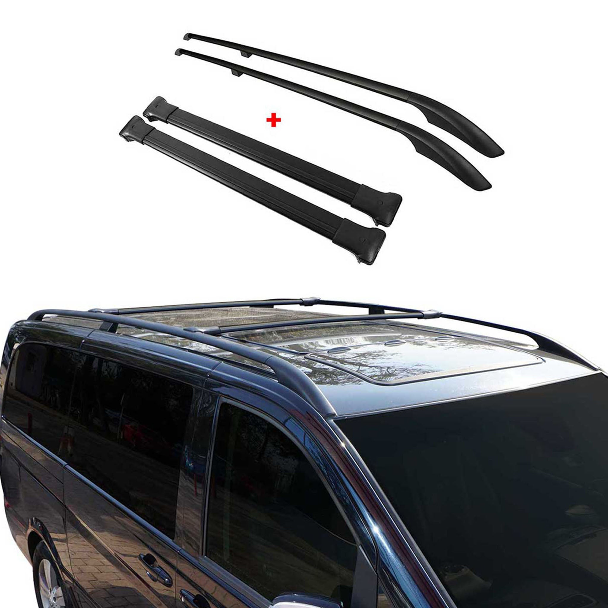 2013-2019 Ford Escape Roof Racks & Roof Rack Rails Black