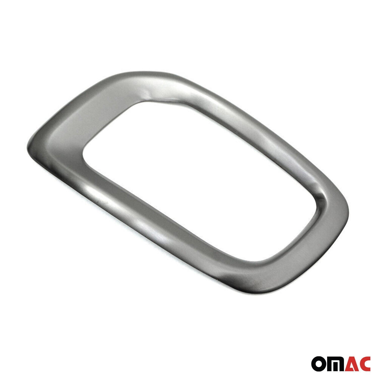 2015-2018 Jeep Renegade Fog Light Lamp Bezel Cover Brushed Steel Dark 2Pcs