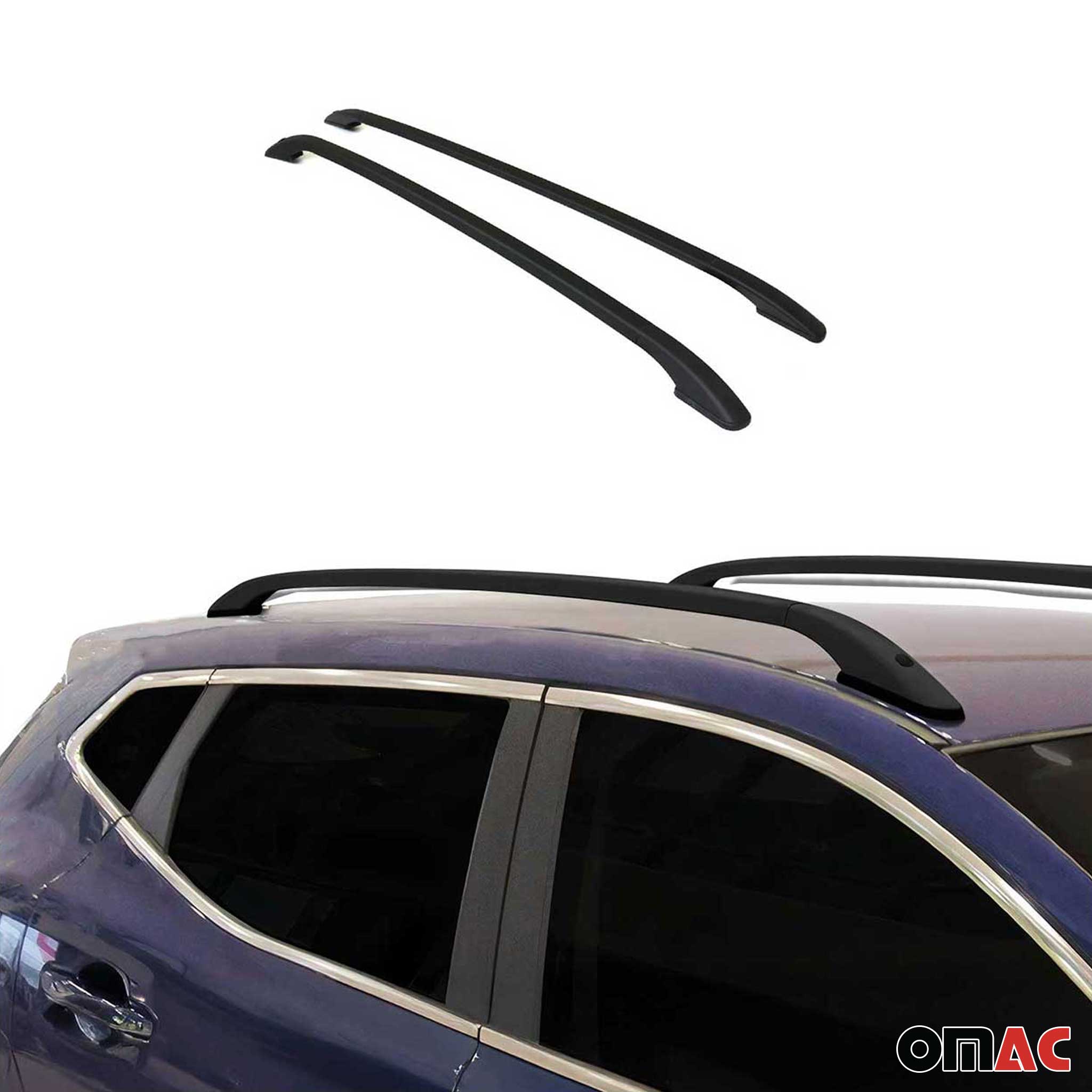 2017-2020 Nissan Rogue Sport Roof Rack Rails Side Rails Black