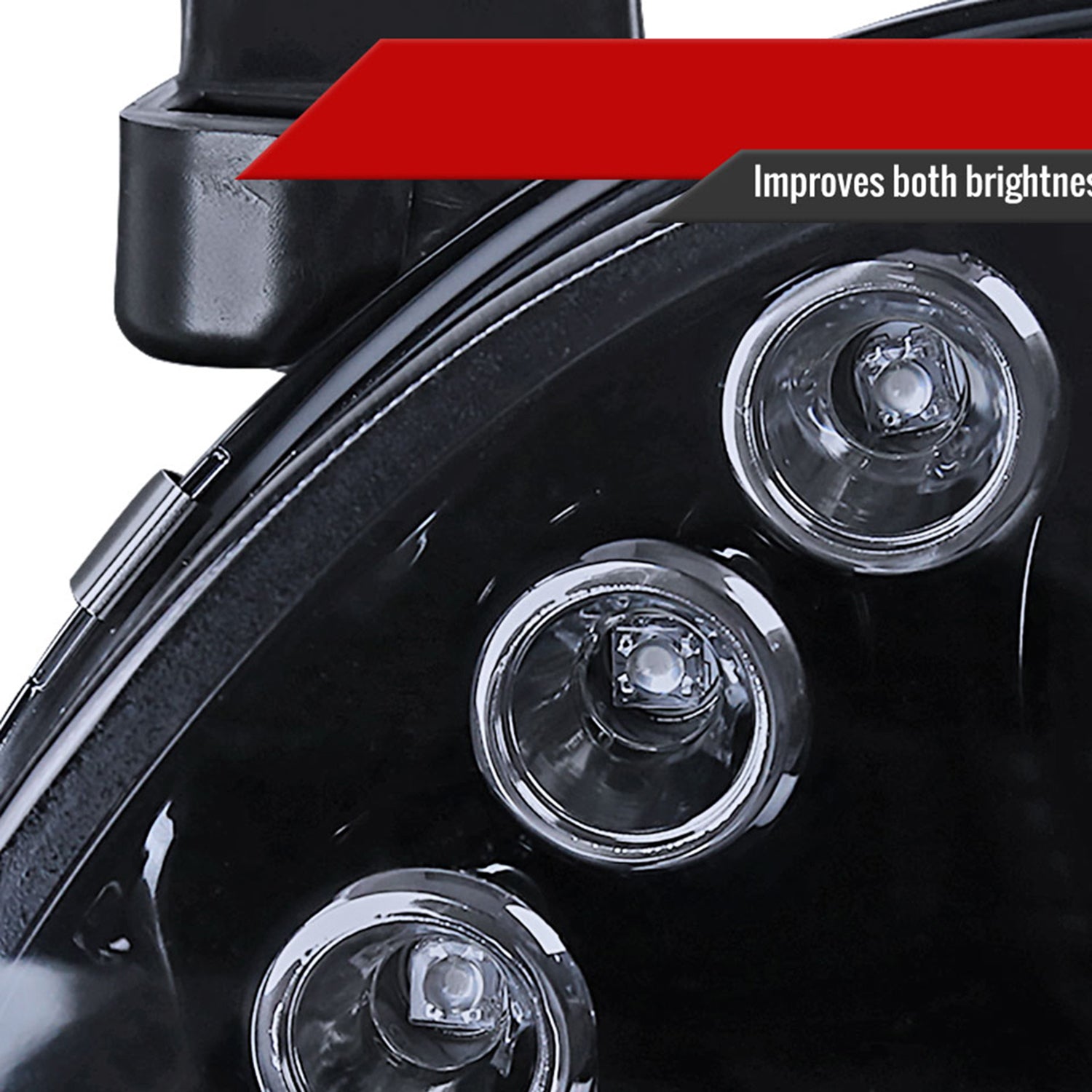 1993-1997 Toyota Corolla Dual Halo Projector Headlights Glossy Black/Smoke