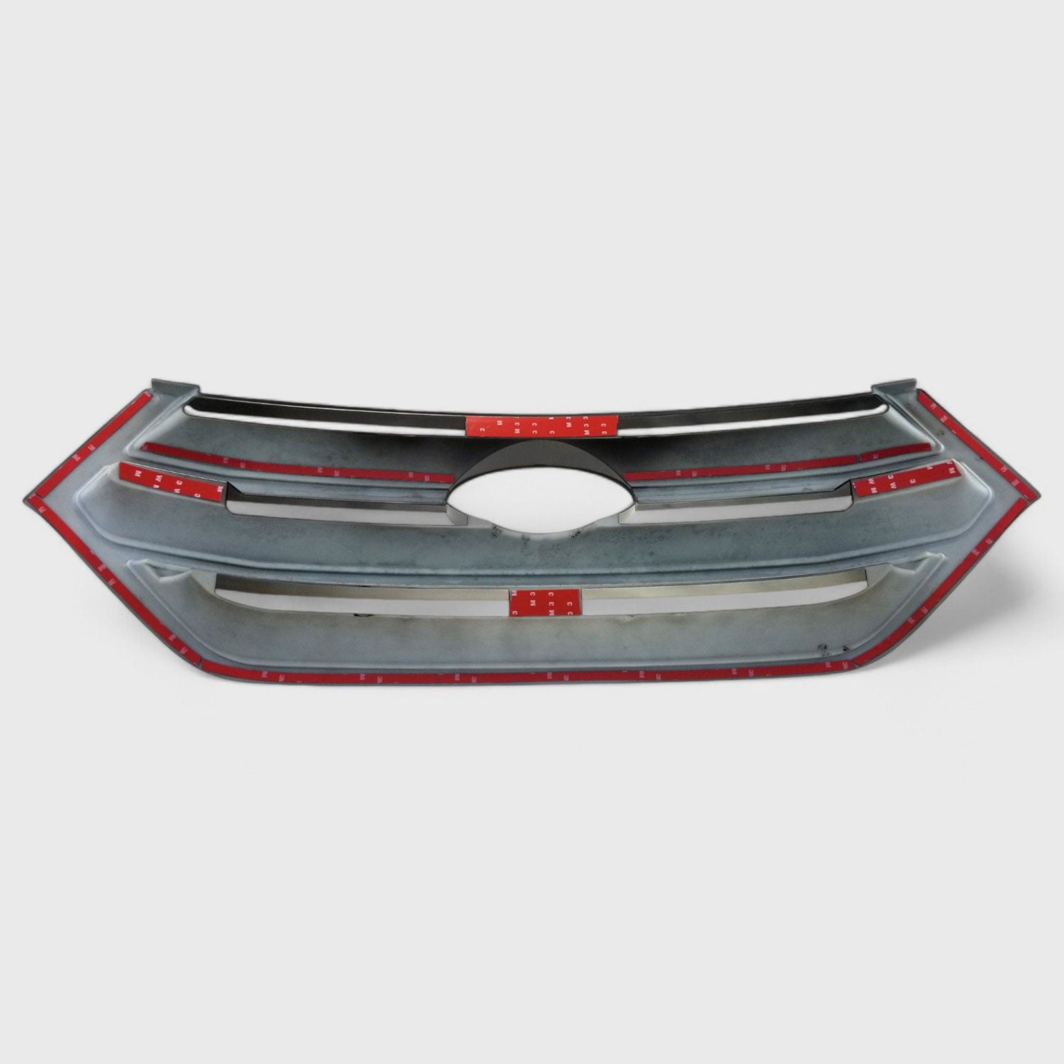 2015-2018 Ford Edge Grille Overlay Gloss Black 1Pcs ABS Plastic