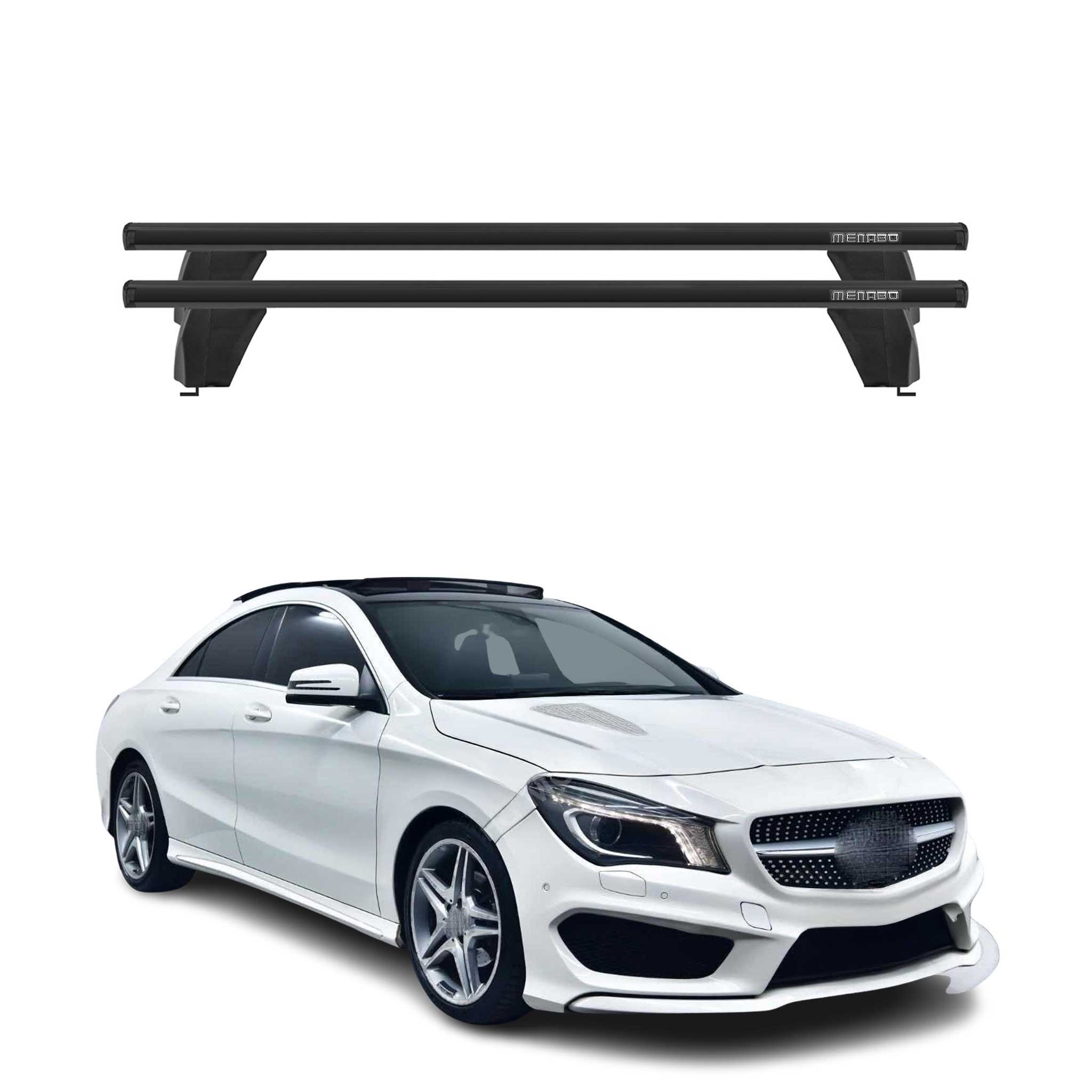 2013-2019 Mercedes CLA C117 Roof Rack Cross Bars Black