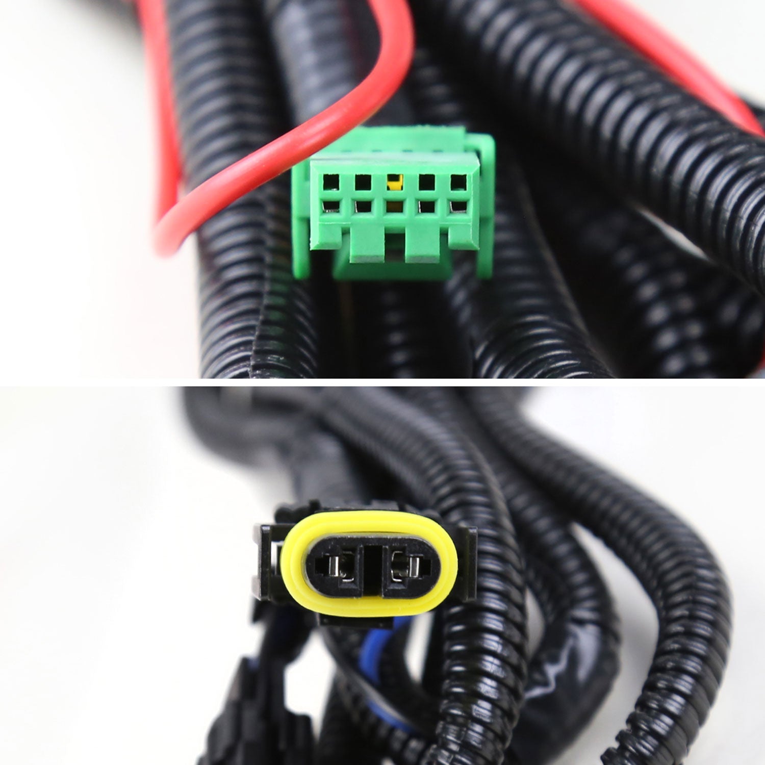 2008-2011 Toyota Highlander 12V/55W H11 Fog Lights Kit Chrome/Clear Lens