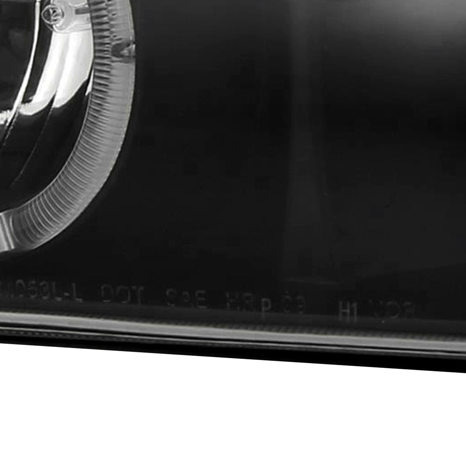 1999-2002 Chevy Silverado/ 00-2006 Tahoe Suburban Dual Halo Headlights Black