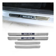 Mini Cooper Countryman Door Sill Scuff Plate Illuminated Exclusive Stainless Steel Silver 4Pcs