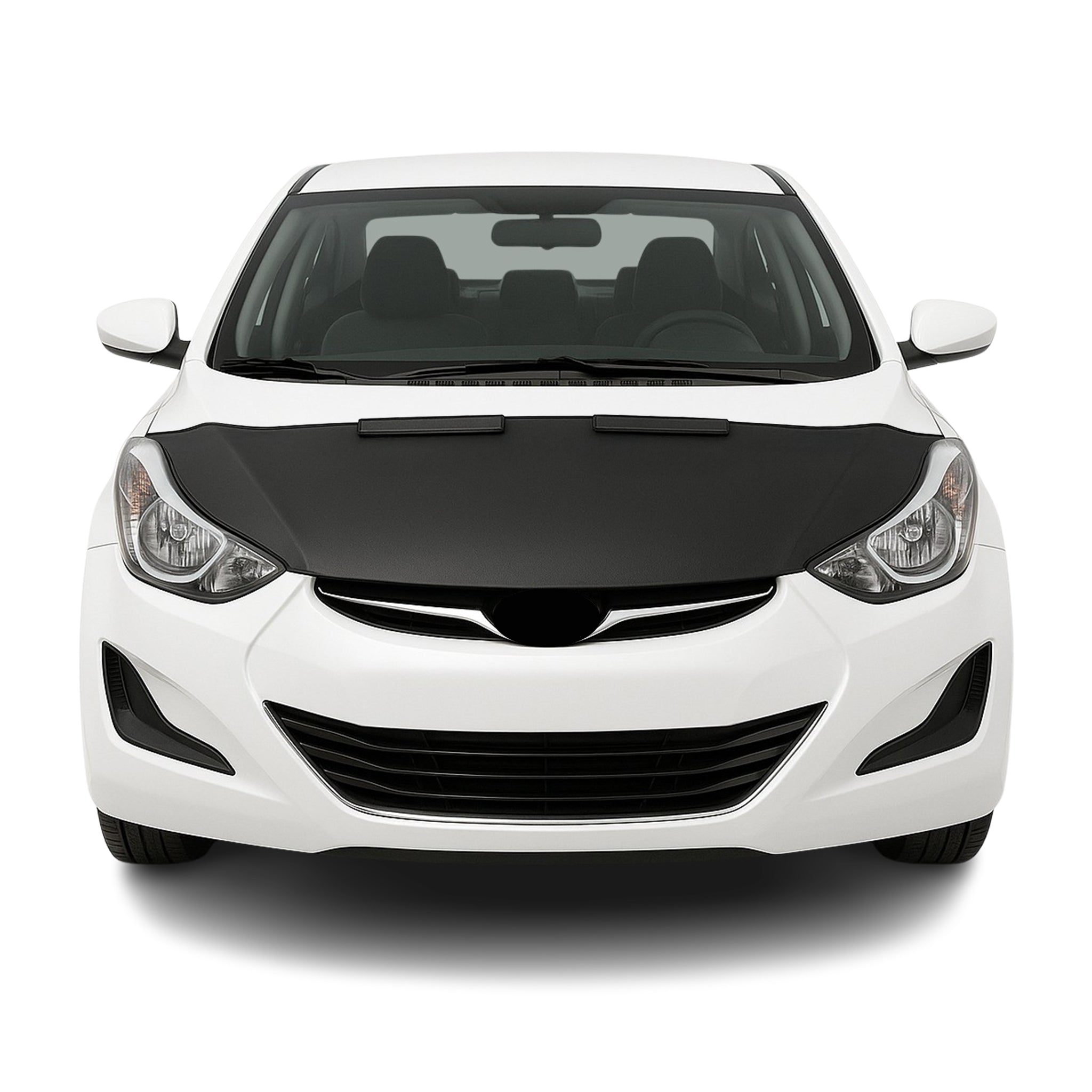 2011-2016 Hyundai Elantra Car Bonnet Mask Hood Bra Black 1 Pc