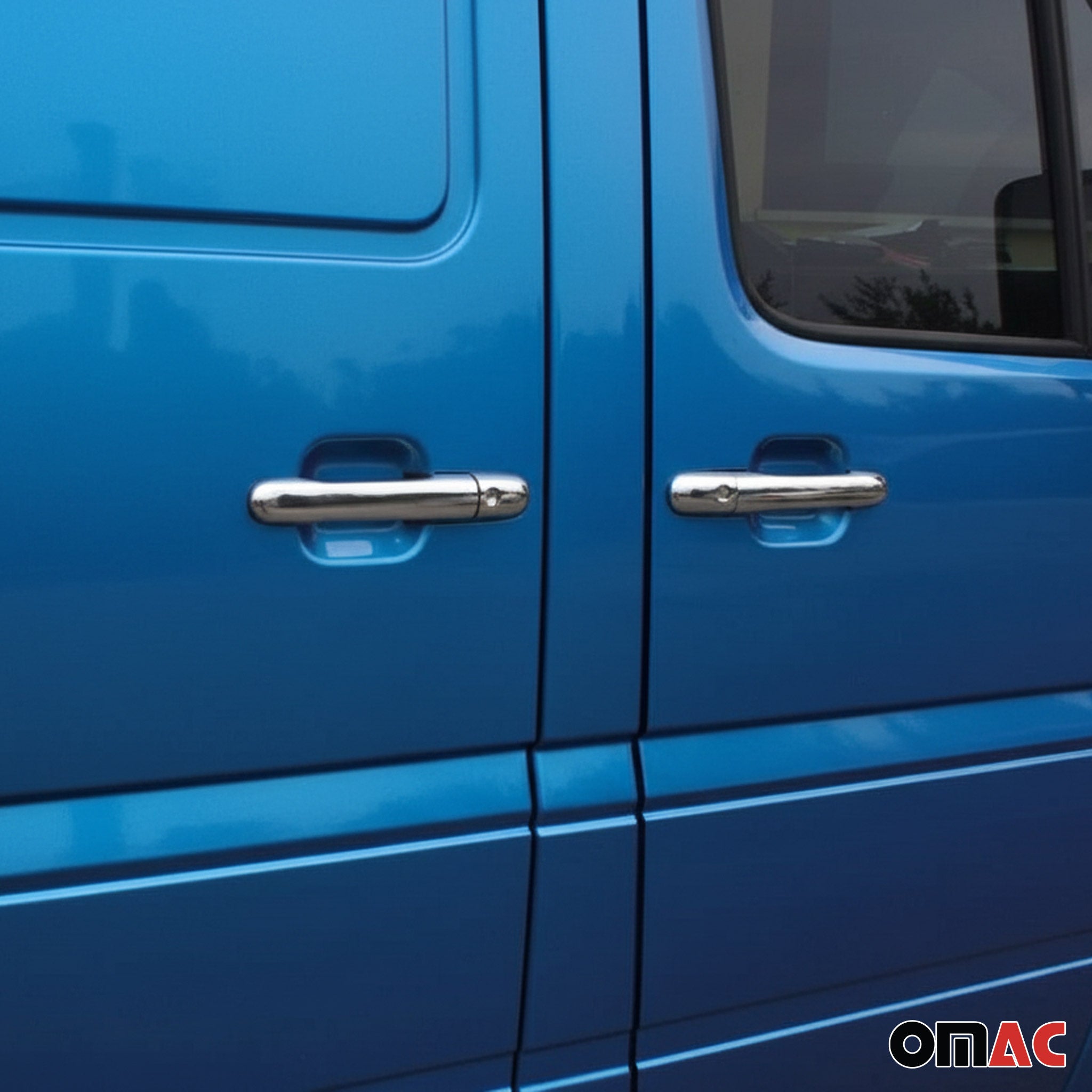 2003-2006 Dodge Sprinter Car Door Handle Cover Protector Stainless Steel 8 Pcs