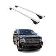 2007-2014 Chevrolet Tahoe Roof Rack Cross Bars Silver