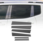 2004-2010 BMW 5 Series E60 M5 Sedan Window B Pillar Posts Trim Stainless Steel Dark 6x