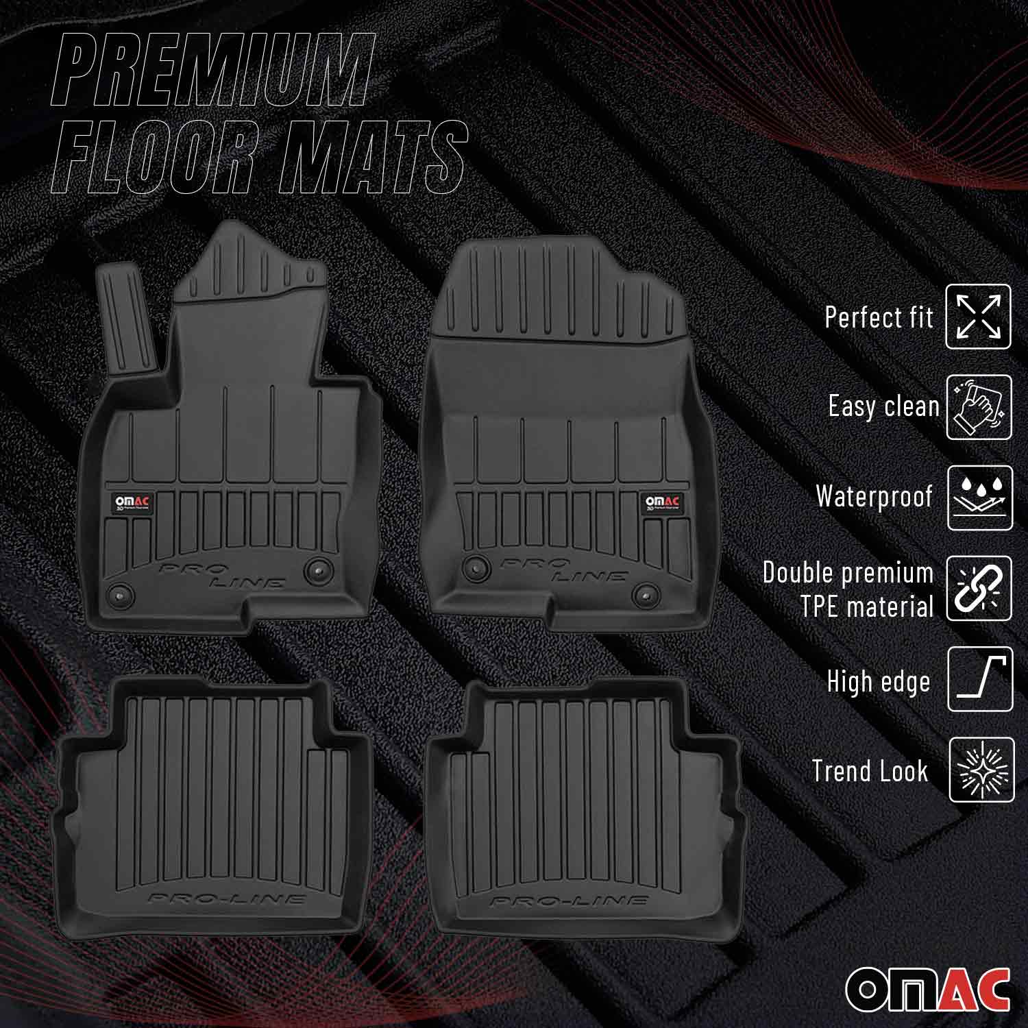 2017-2025 Mazda CX-5 Premium Floor Mats Liners Full Set All Weather Heavy Duty