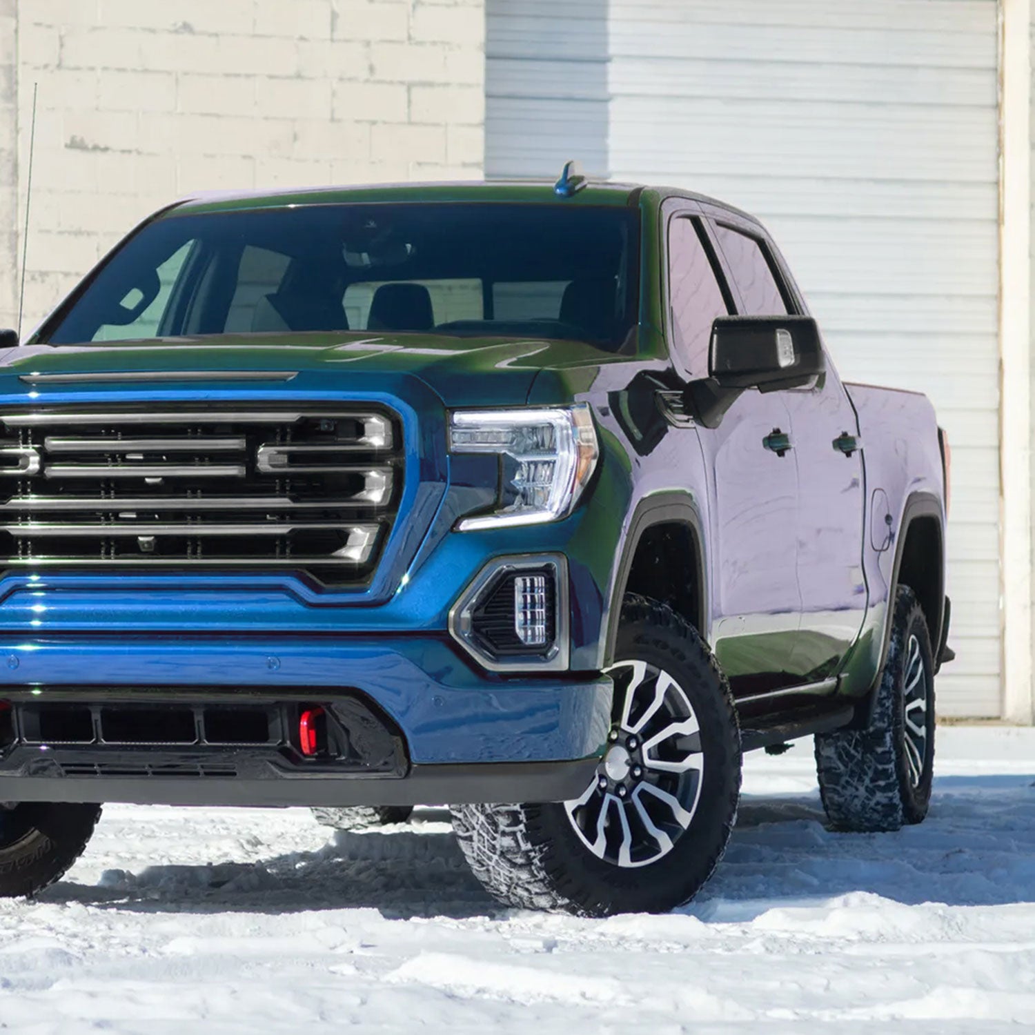 2019-2024 GMC Sierra 1500 Black Manual Fold & Heated Side Mirror Driver Side