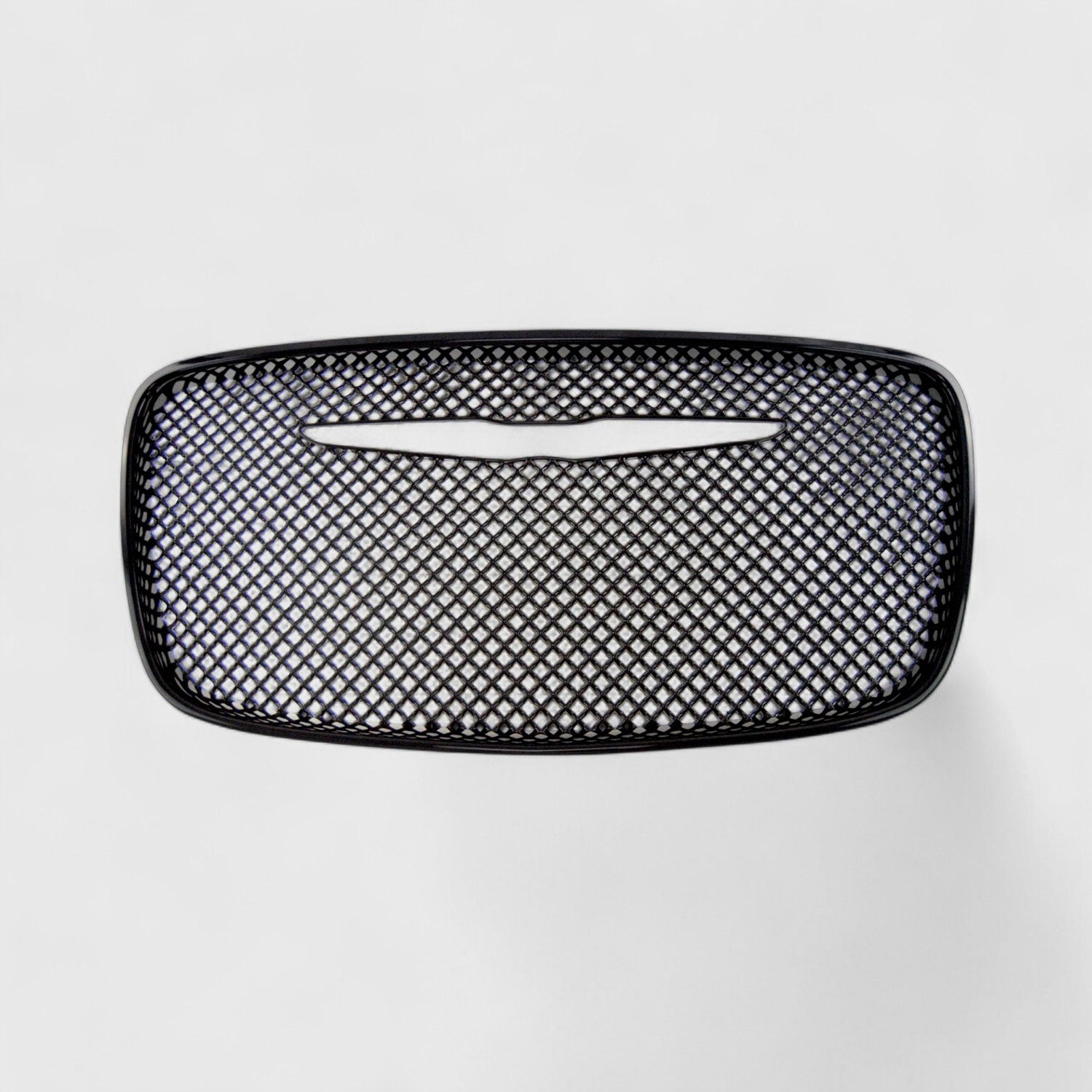 2015-2023 Chrysler 300 Grille Overlay Gloss Black 1Pcs ABS Plastic