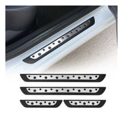 BMW 3 Series F30/F31/F34 Door Sill Scuff Plate Scratch Protector Steel Silver 4 Pcs
