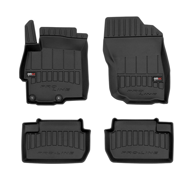 2008-2017 Mitsubishi Lancer / Lancer Evo Premium Floor Mats Liners Full Set All Weather Heavy Duty