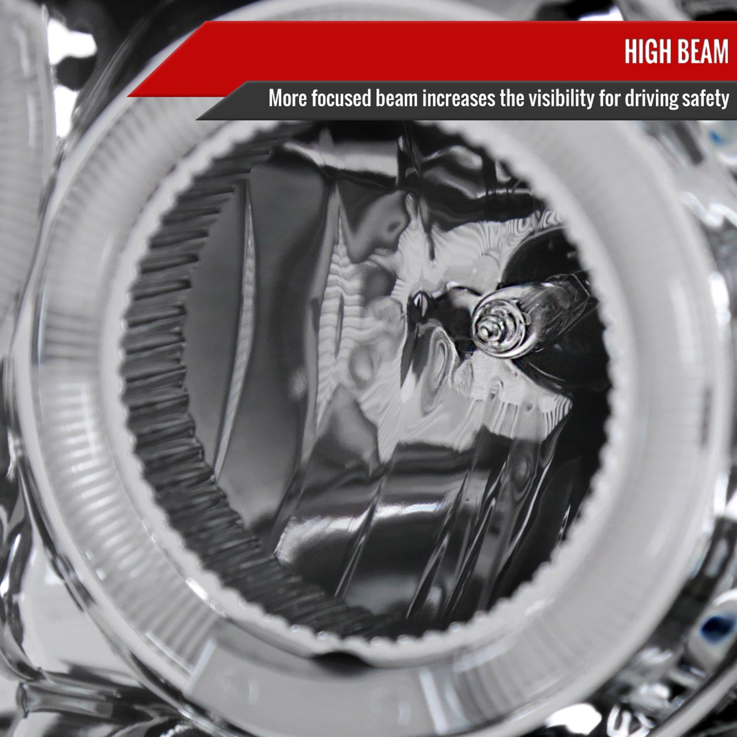 2005-2015 Nissan Xterra Dual Halo Projector Headlights Chrome/Clear Lens