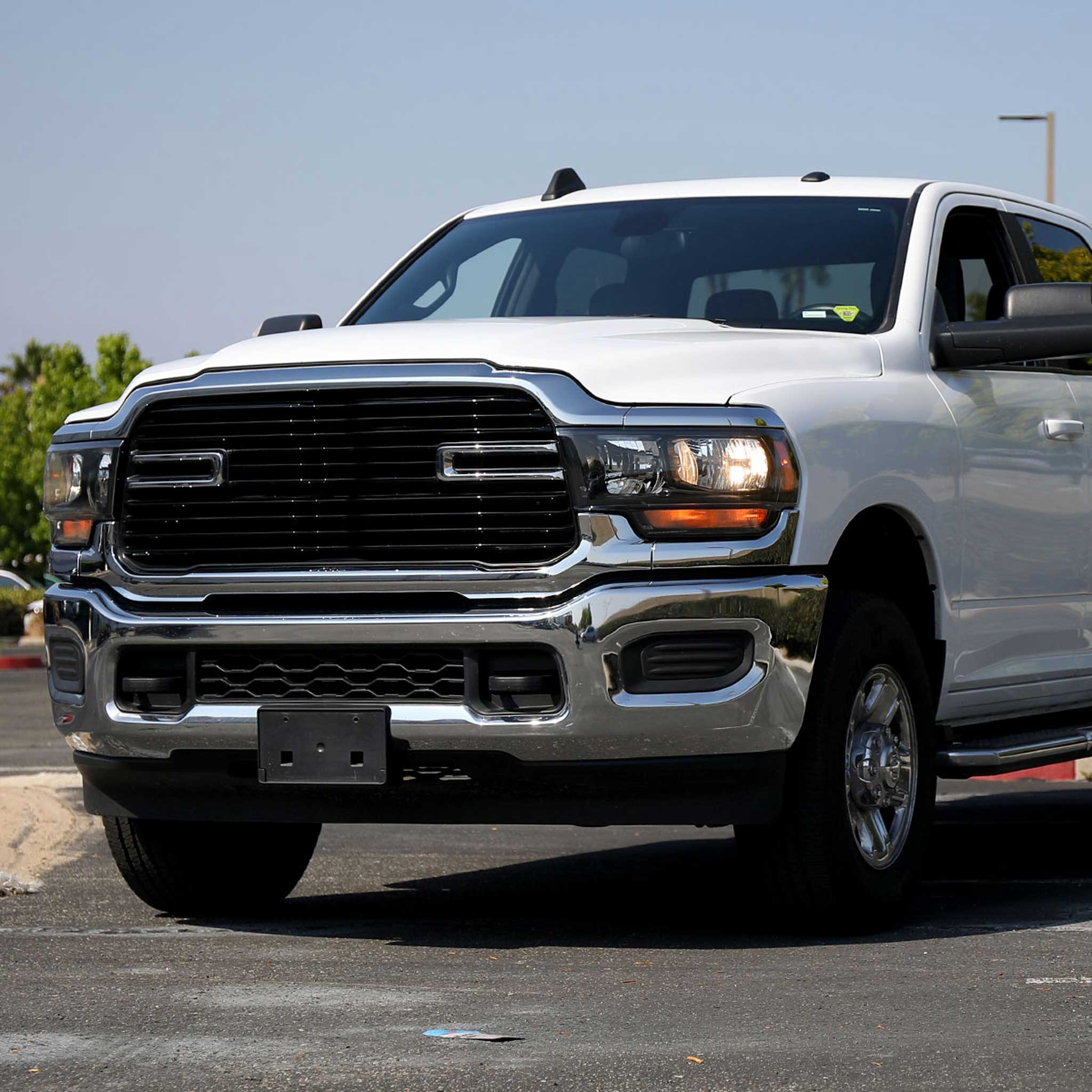 For Dodge RAM 2500 3500 2019-2024 Factory Style Crystal Headlight  Driver Side Only Black Housing Clear Lens