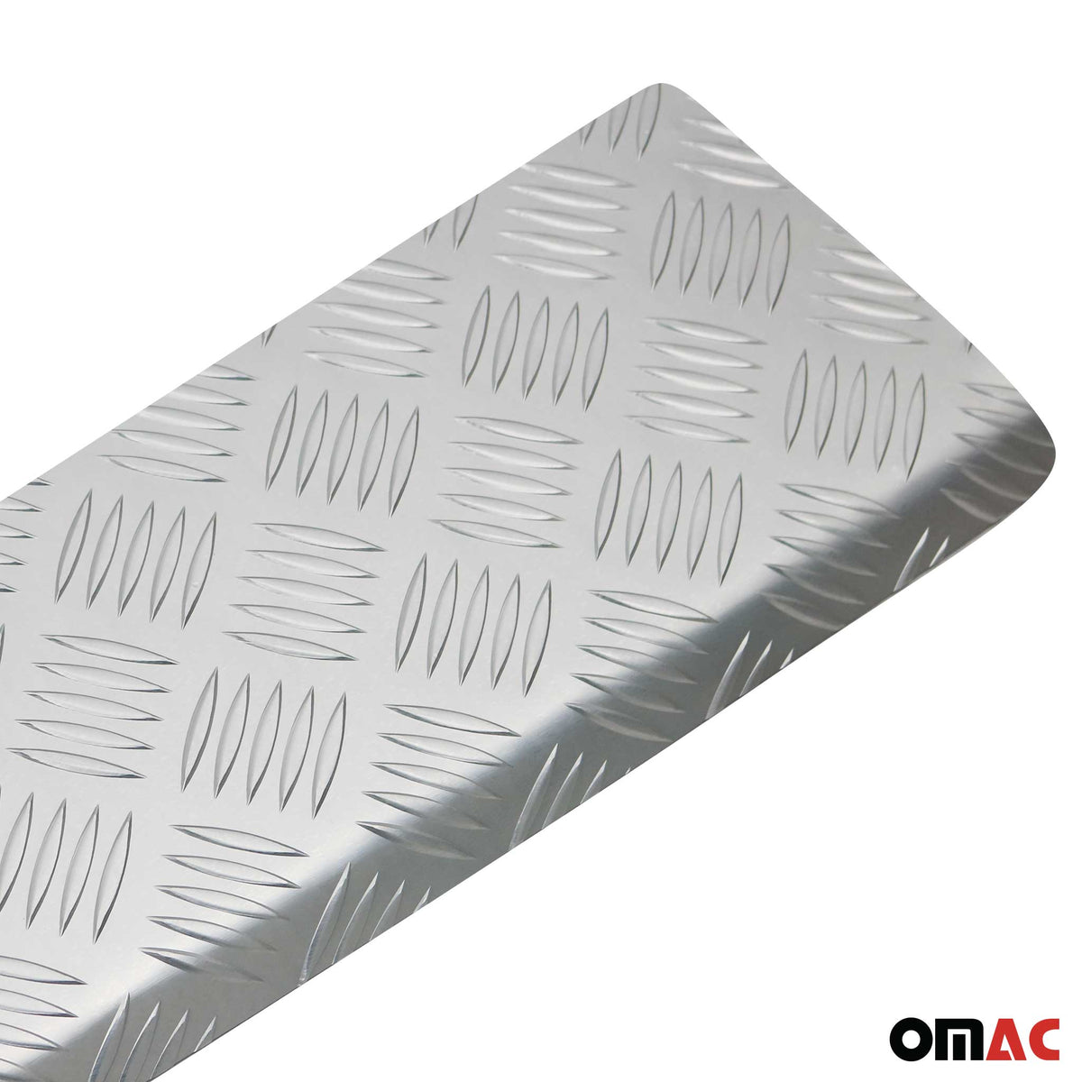 OMAC Rear Bumper Sill Cover for Ford Tourneo Custom I 2012-2023 Aluminium Silver