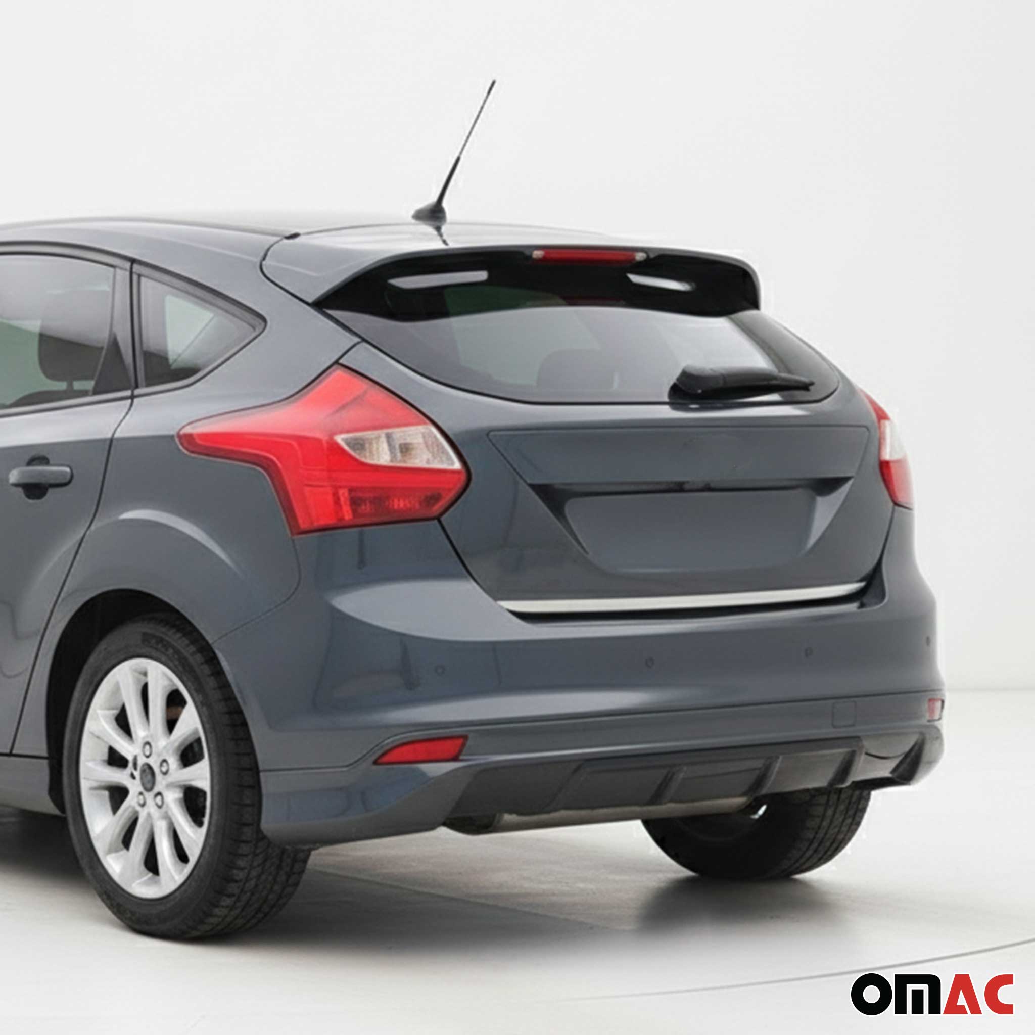 2012-2014 Ford Focus Hatchback Rear Trunk Lid Molding Trim Stainless Steel
