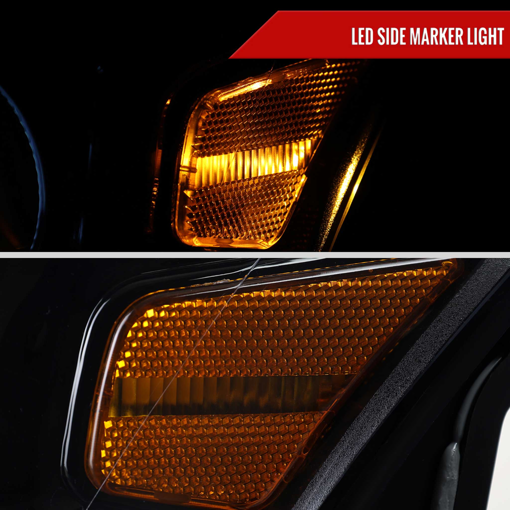 For Lexus IS250 IS350 2014-2016 Full LED Project healight Jet Black Housing Clear lens