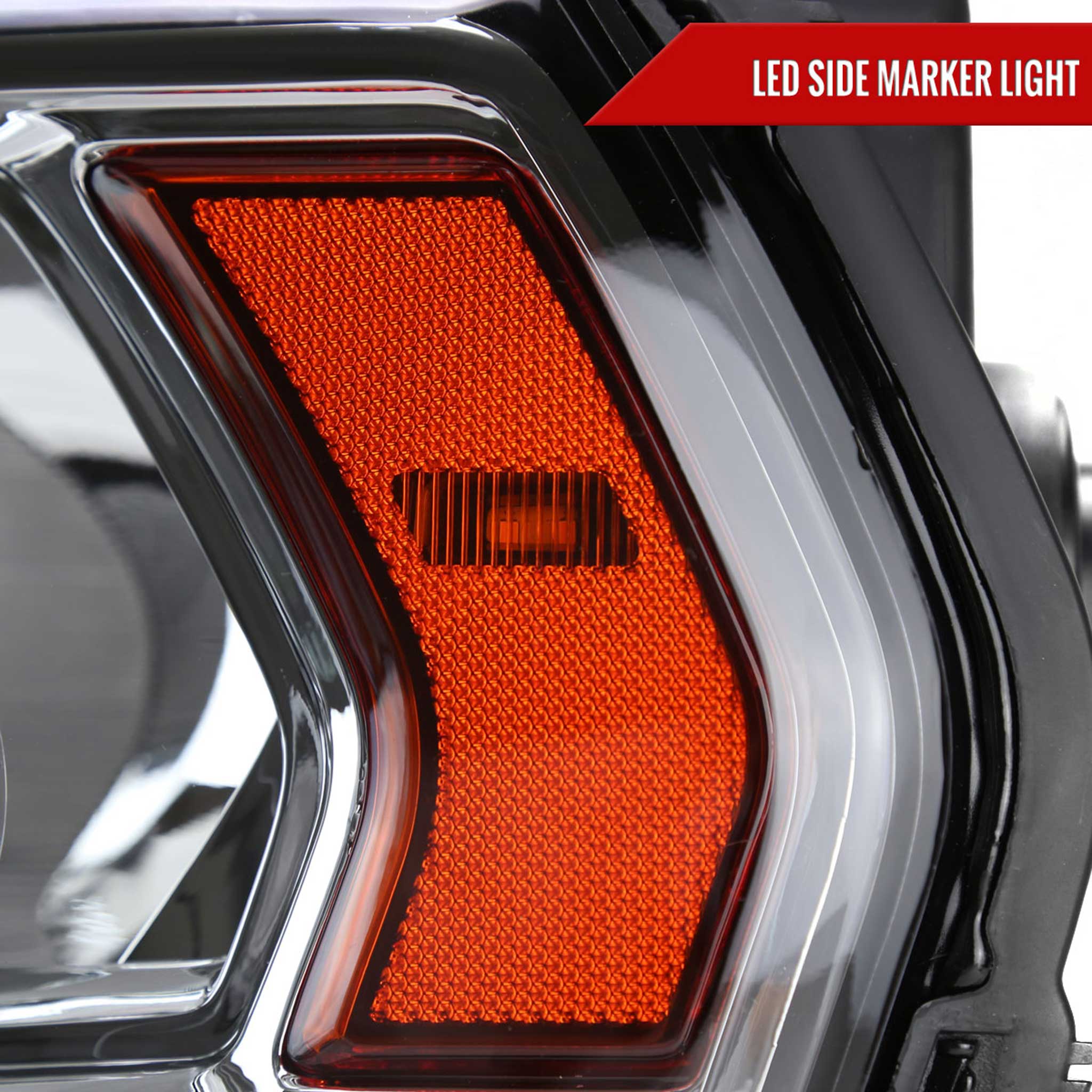 For Dodge RAM 2500 3500 2019-2024 Factory Style Crystal Headlight Driver Side Only Chrome Housing Clear Lens